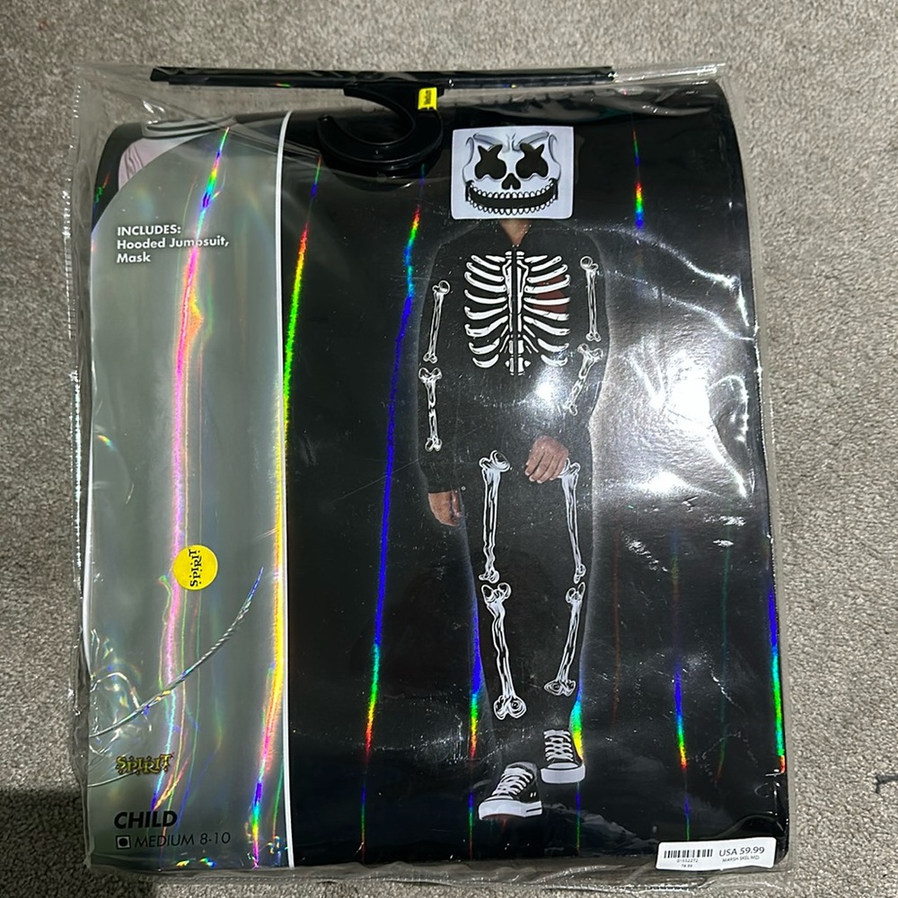 Marshmallow Halloween child costume